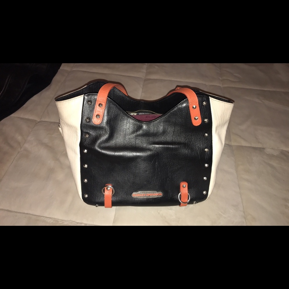 Harley Davidson leather purse